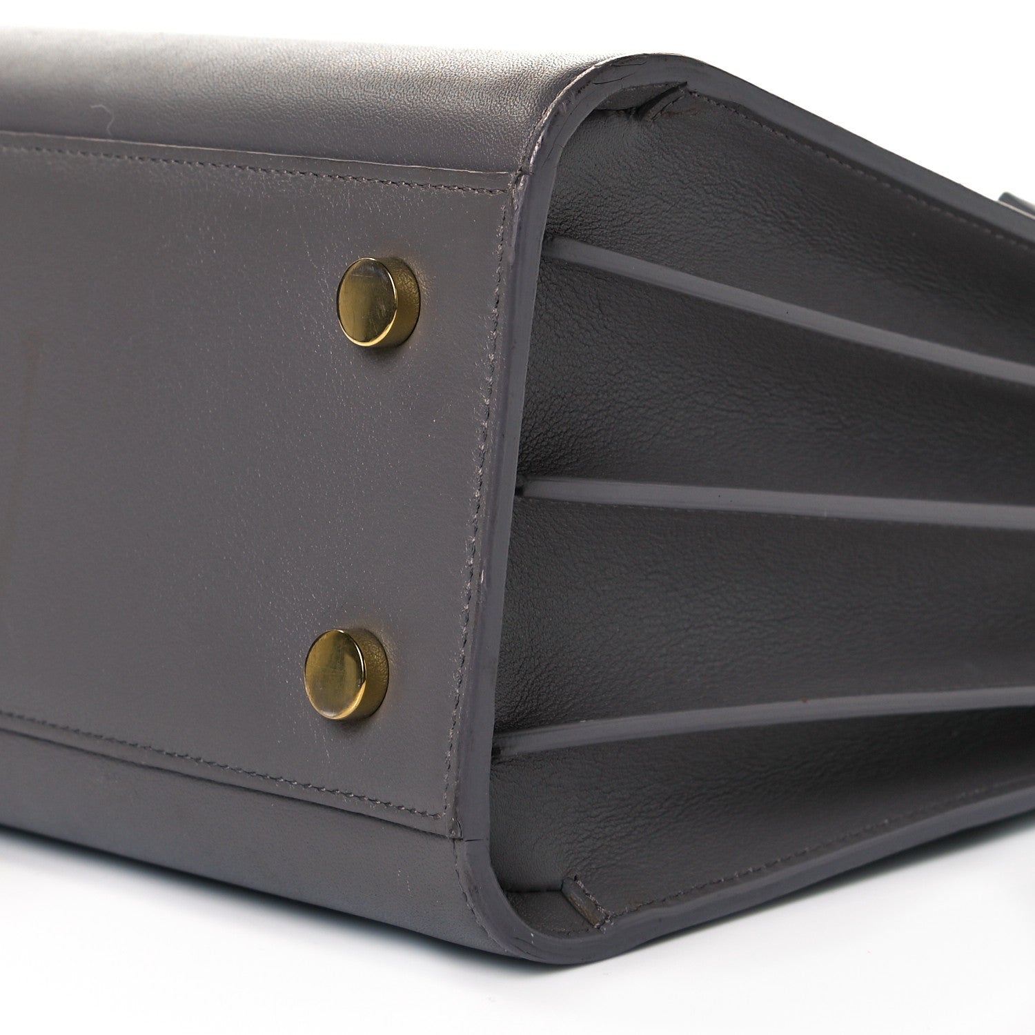Saint Laurent Grained Calfskin Baby Sac De Jour Fog 7 of 10
