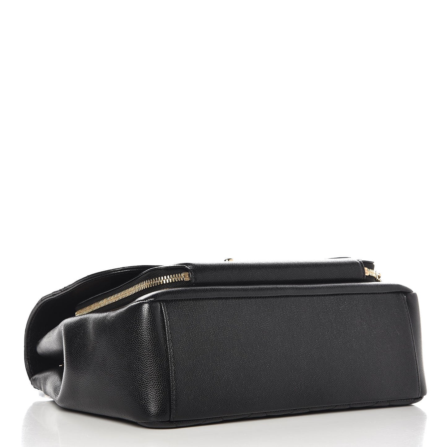 Caviar Quilted Large Business Affinity Flap Black