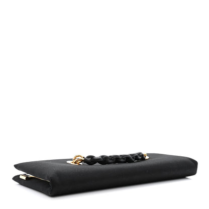 Tom Ford Satin Small Chain Clutch Bag Black 4 of 11