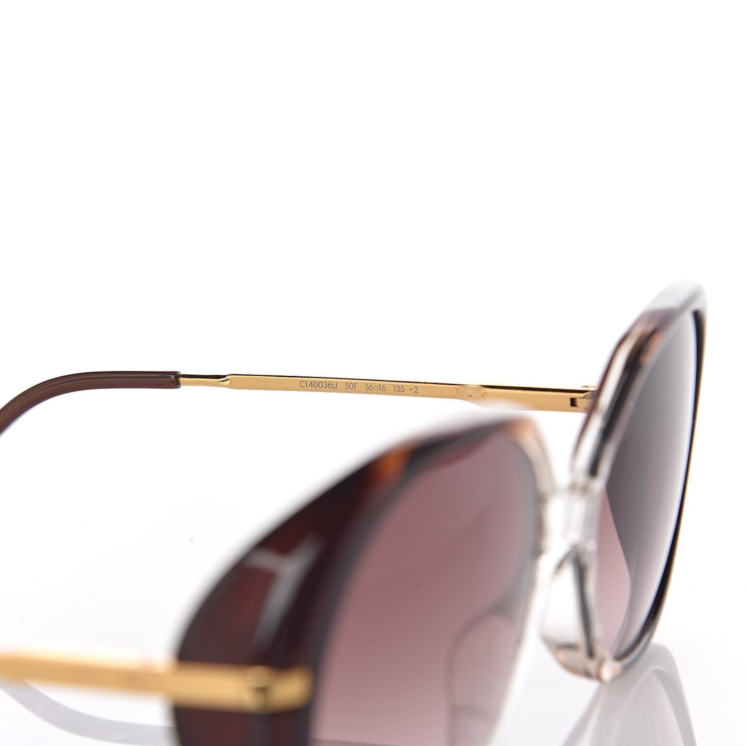 Celine Acetate Sunglasses CL 40036U Dark Brown 5 of 6
