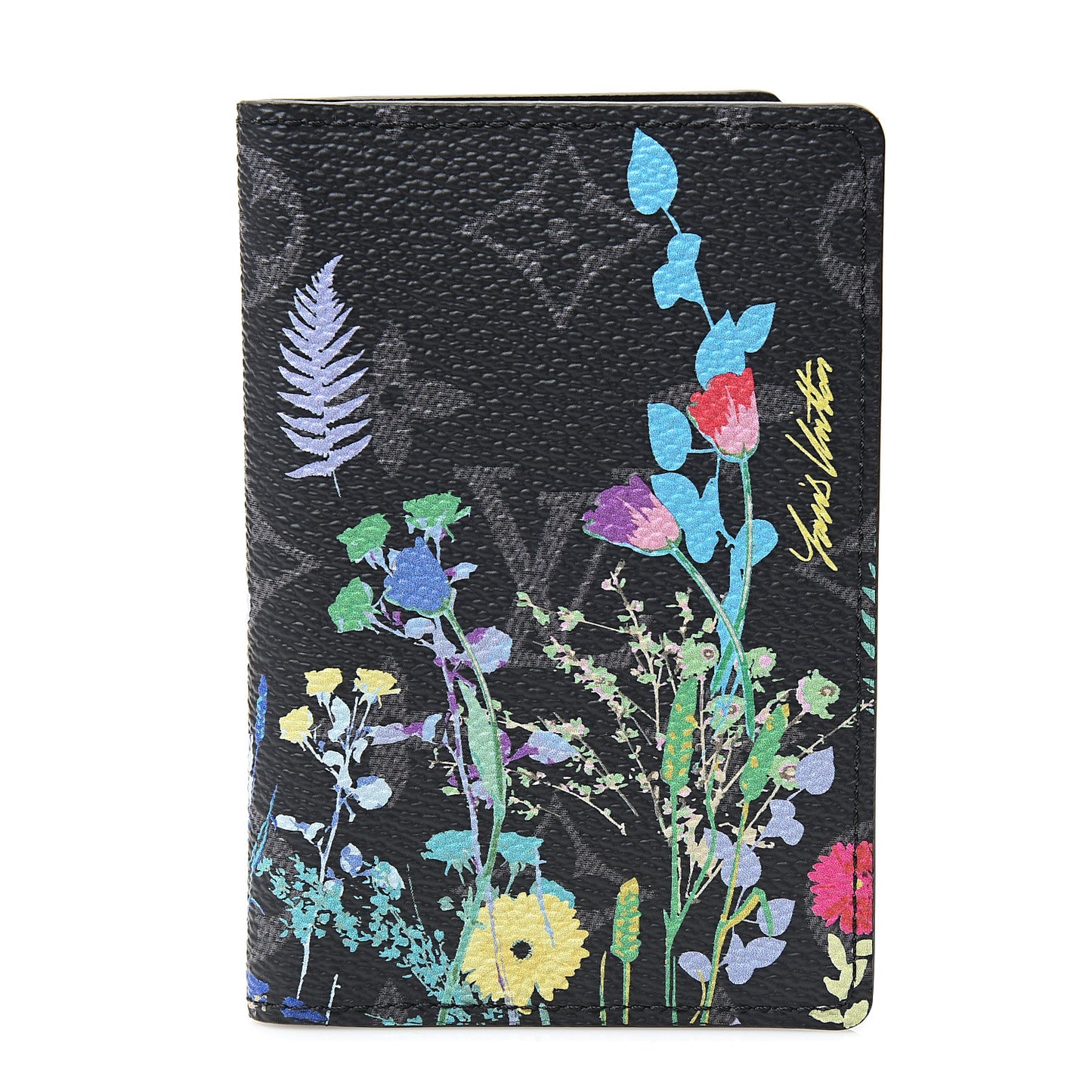 Monogram Eclipse Flower Print Pocket Organizer NM