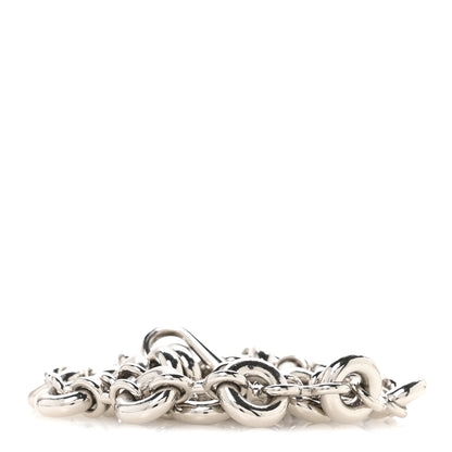 Loewe Aluminum Stainless Steel Chunky Donut Chain Shoulder Strap Silver 2 of 3