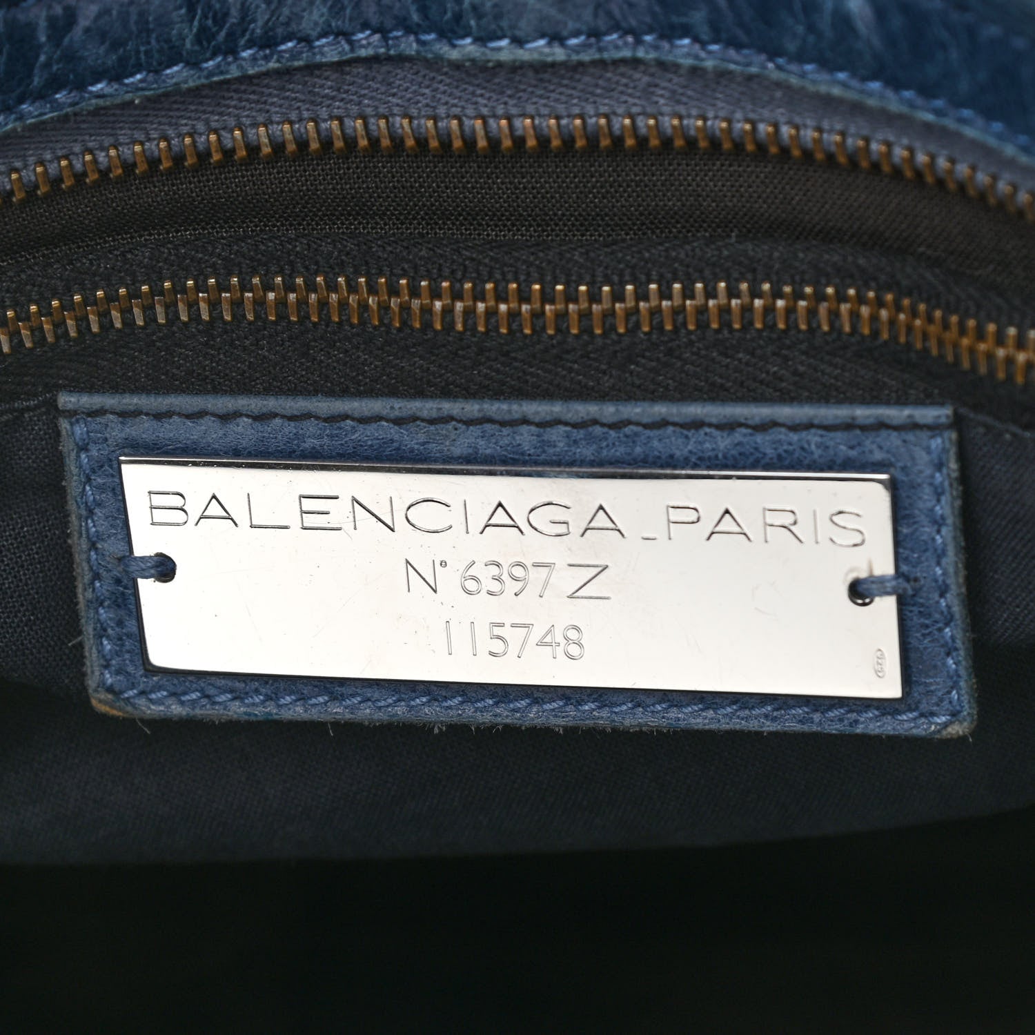 Balenciaga Agneau Classic Hardware City Bleu Obscur 6 of 17