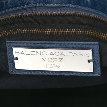 Balenciaga Agneau Classic Hardware City Bleu Obscur 6 of 17