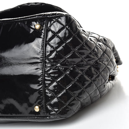Chanel Vinyl XL Rock and Chain Flap Black 10 of 10