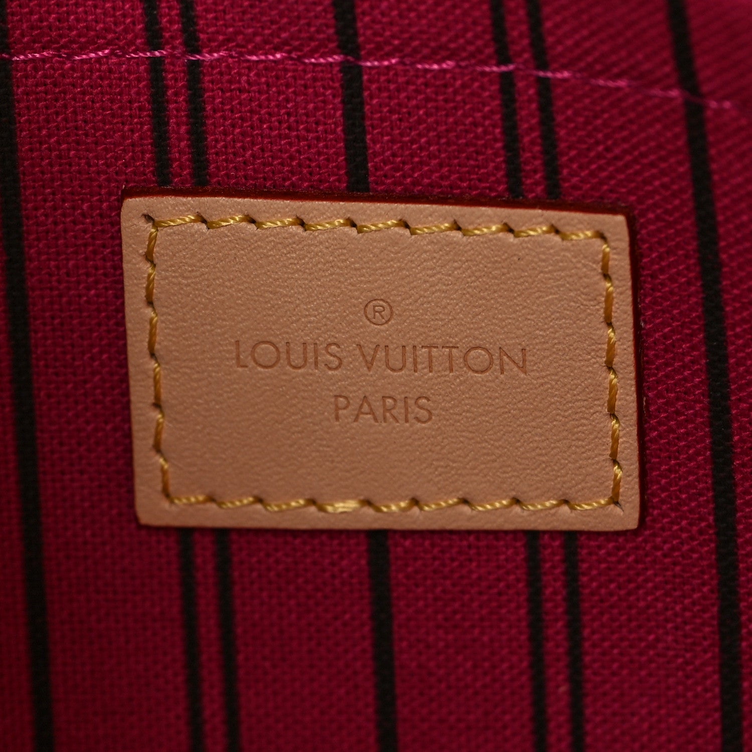 Louis Vuitton Monogram Neverfull MM GM Pochette Pivoine 6 of 7