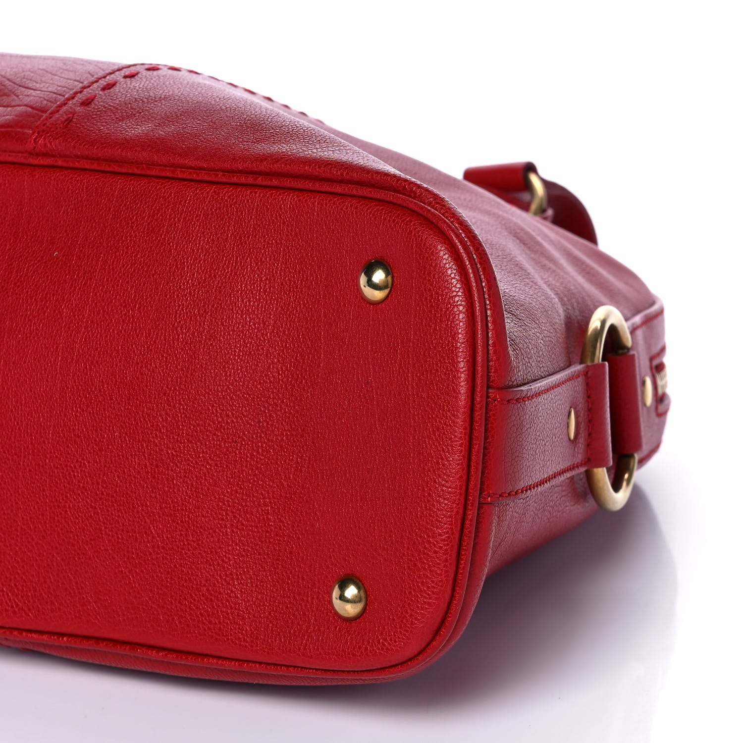 Saint Laurent Calfskin Large Muse Red 10 of 10