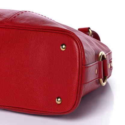Saint Laurent Calfskin Large Muse Red 10 of 10