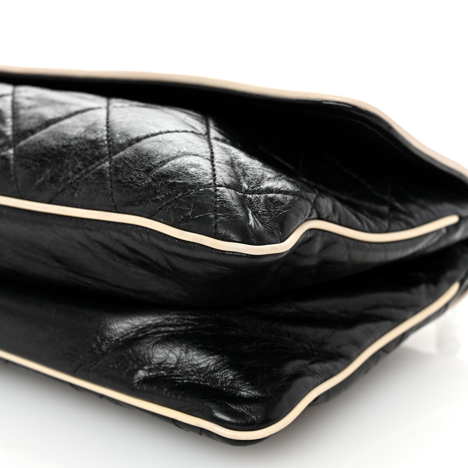 Chanel Lambskin East West Mademoiselle Flap Black 10 of 11