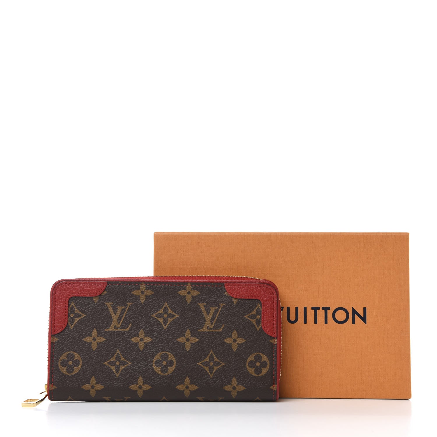 Louis Vuitton Monogram Retiro Zippy Wallet Cherry 8 of 8