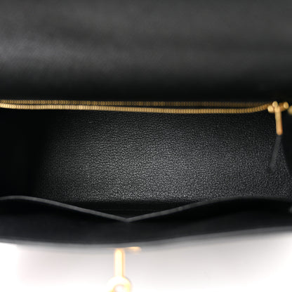 Hermes Epsom Kelly Sellier 28 Black 5 of 11