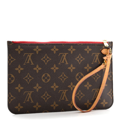 Louis Vuitton Monogram Neverfull MM GM Pochette Cherry 3 of 12