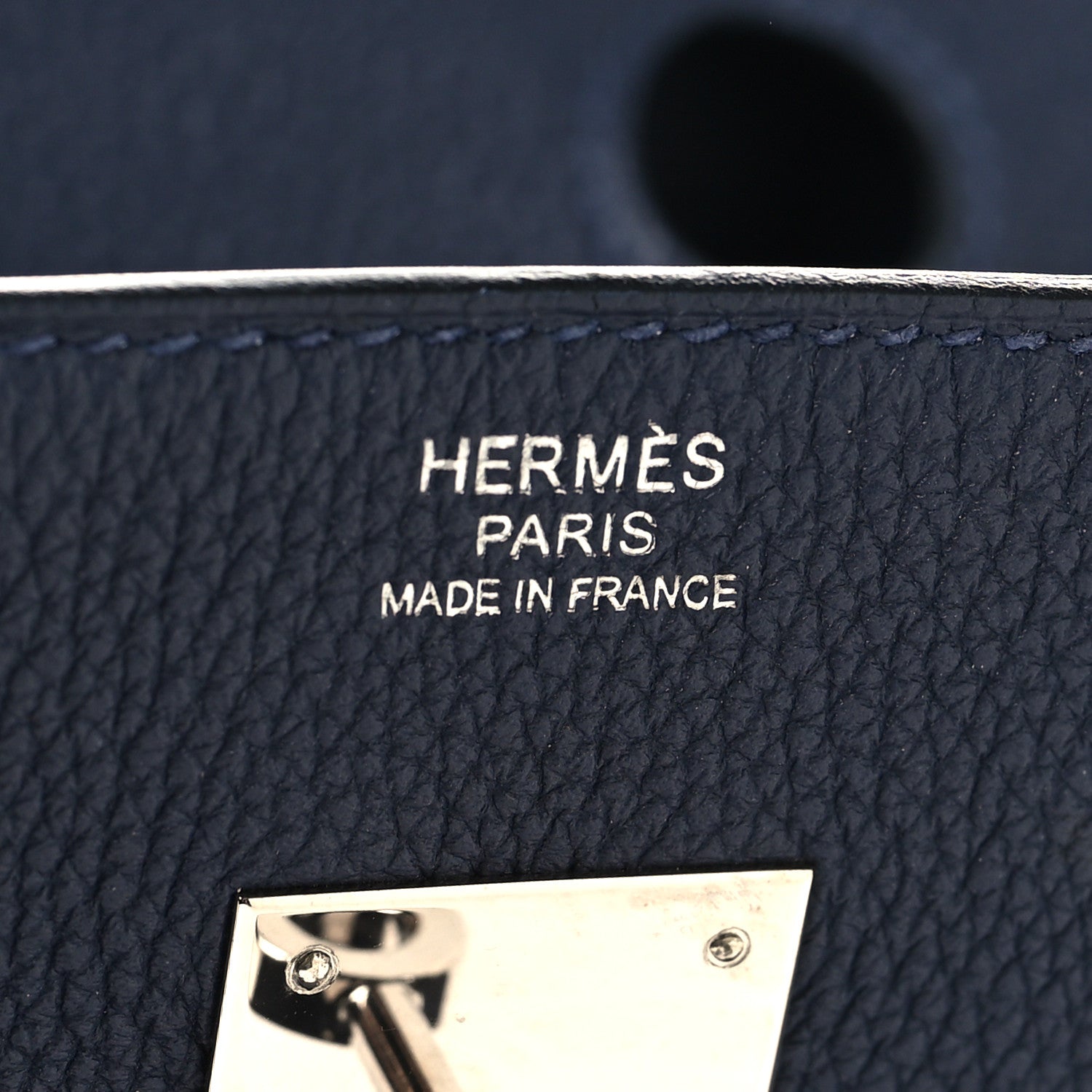 Hermes Togo Birkin 30 Bleu Nuit 5 of 11