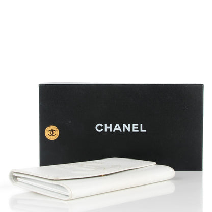Chanel Caviar Timeless CC Wallet White 8 of 13