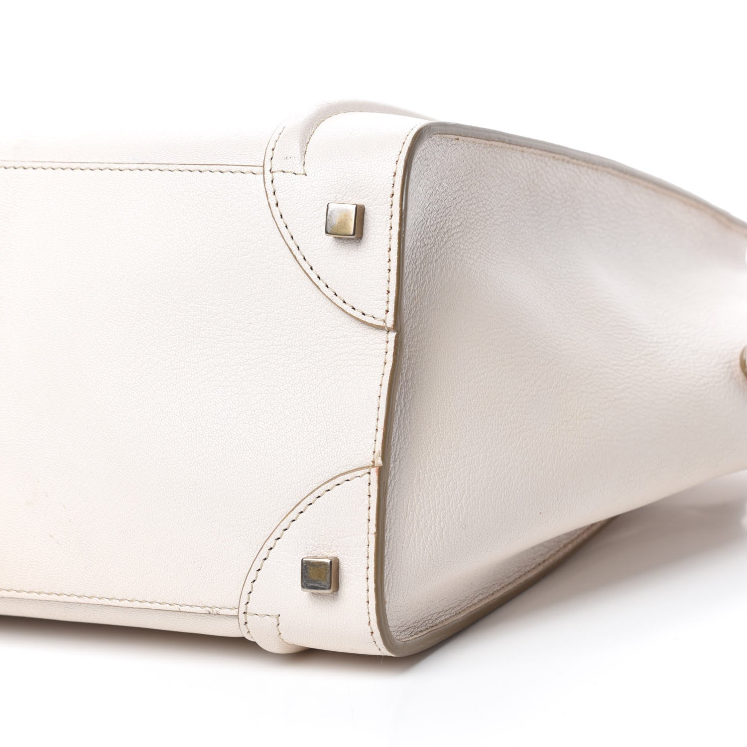 Celine Goatskin Mini Luggage White 7 of 20