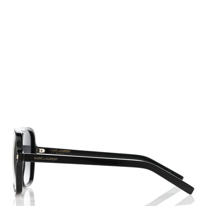 Saint Laurent Acetate Classic 8 Havana Sunglasses Black 3 of 8