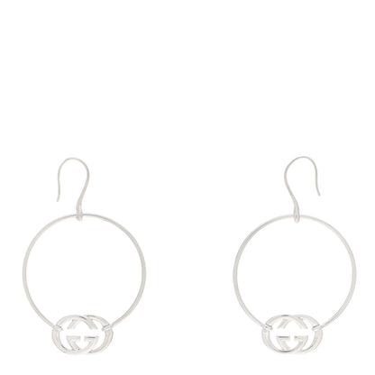 Gucci Sterling Silver Britt Hoop Earrings 1 of 3