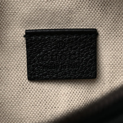 Gucci Grained Calfskin Small Logo Belt Bag Black 6 of 9