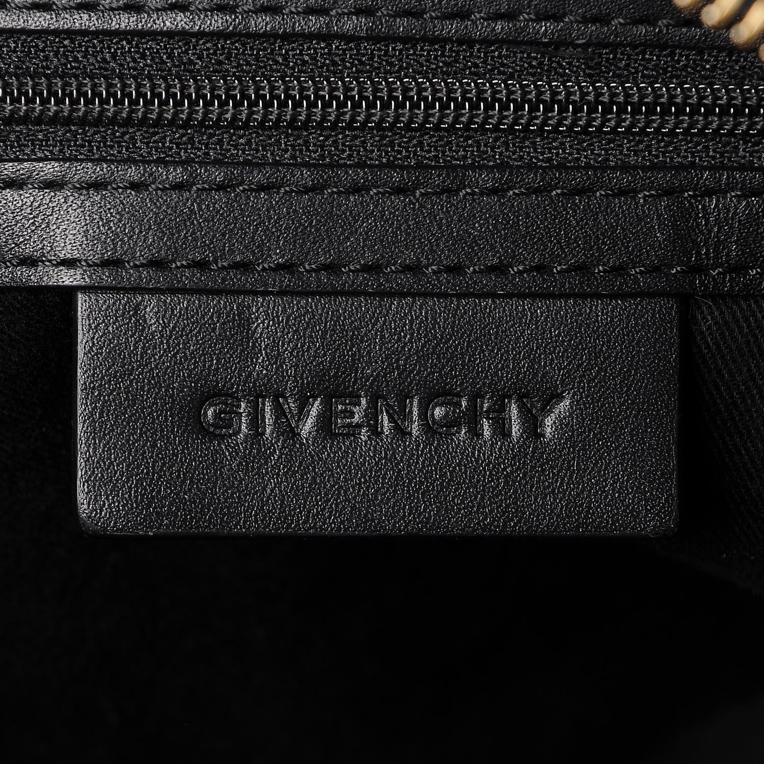 Givenchy Canvas Leather Trim Large Tote Bag Black 6 of 7