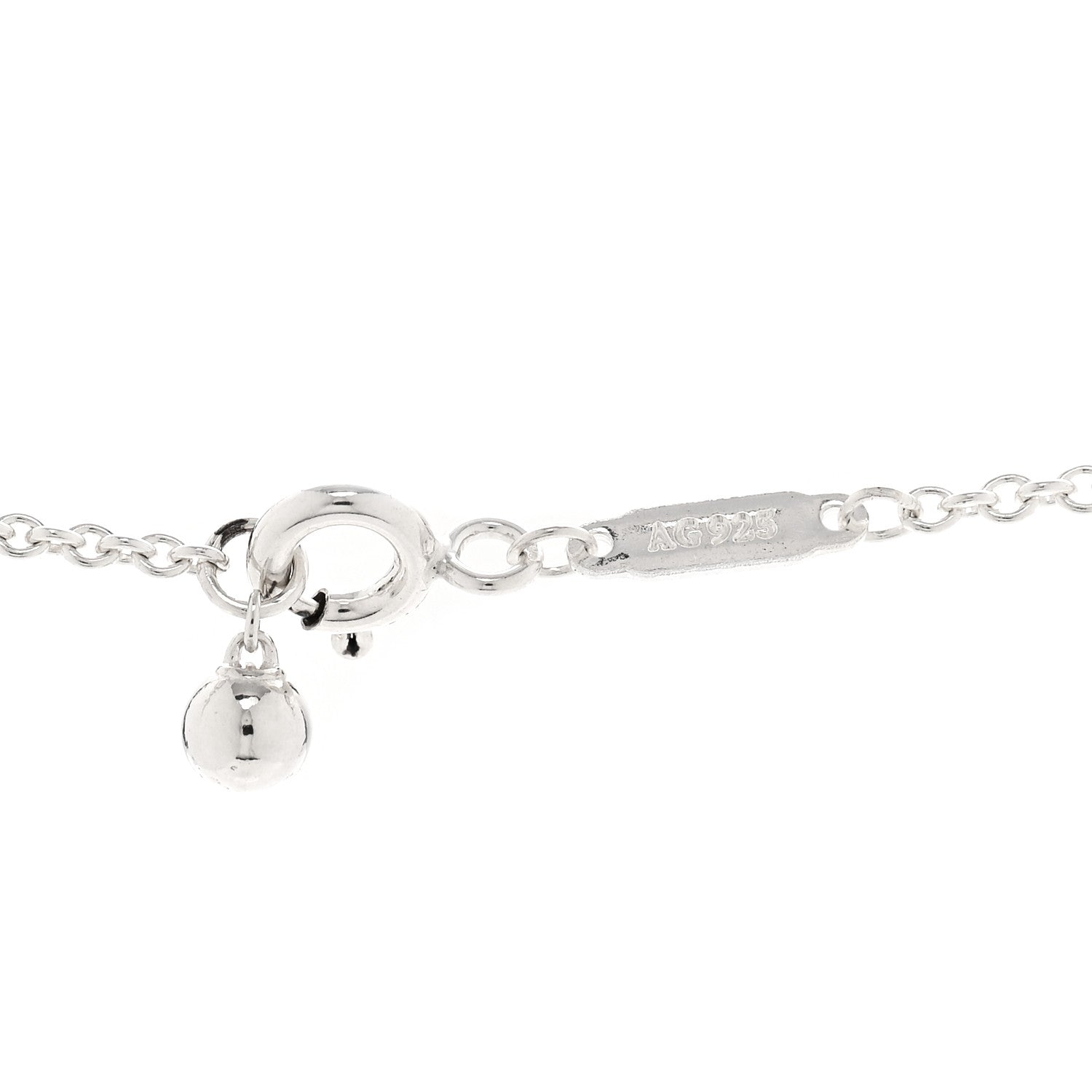 Tiffany Sterling Silver 12.75mm HardWear Ball Pendant Necklace 4 of 6