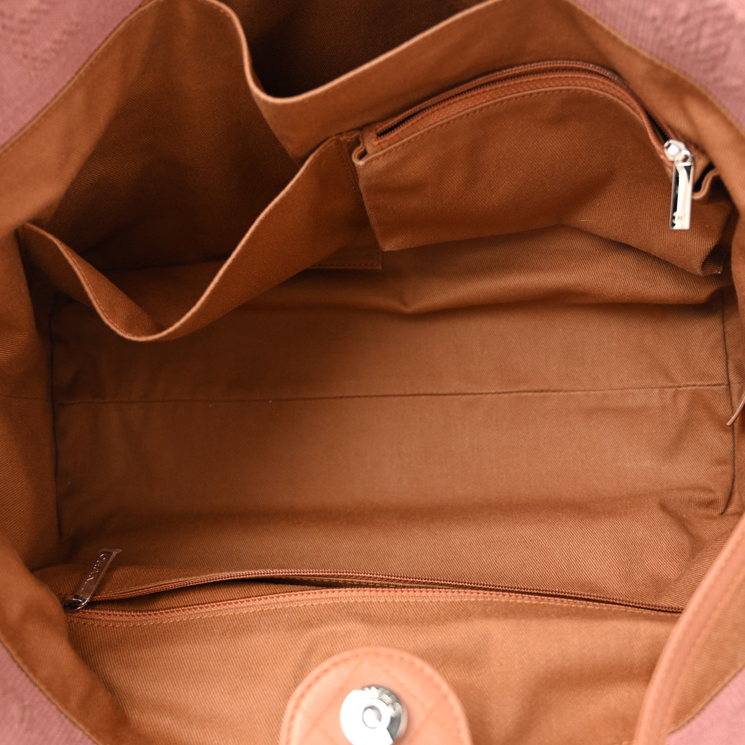 Chanel Canvas Large Double Face Tote Pink 5 of 12