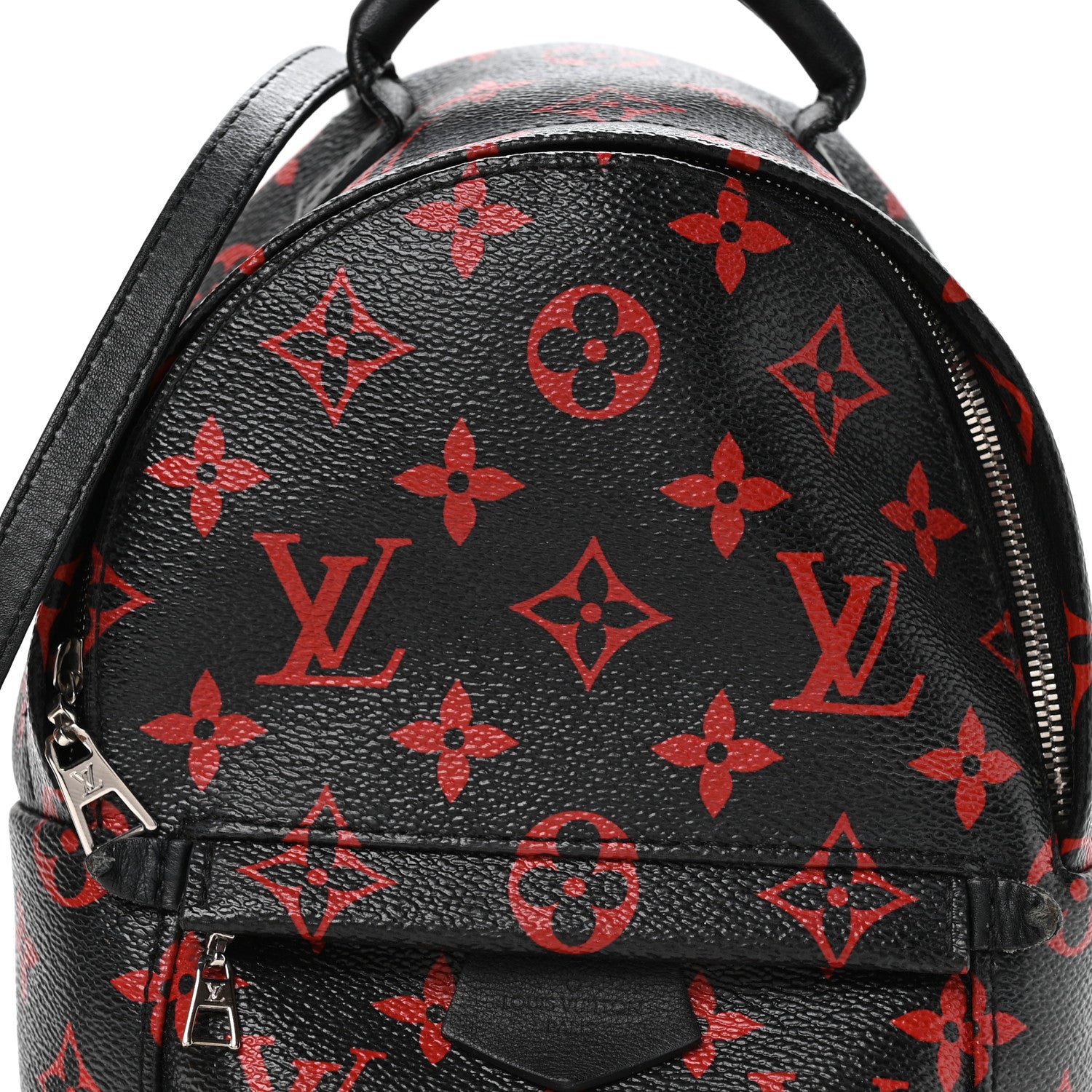 louis vuitton black and red backpack replica Louis Vuitton Palm Springs Monogram Infrarouge Mini Backpack