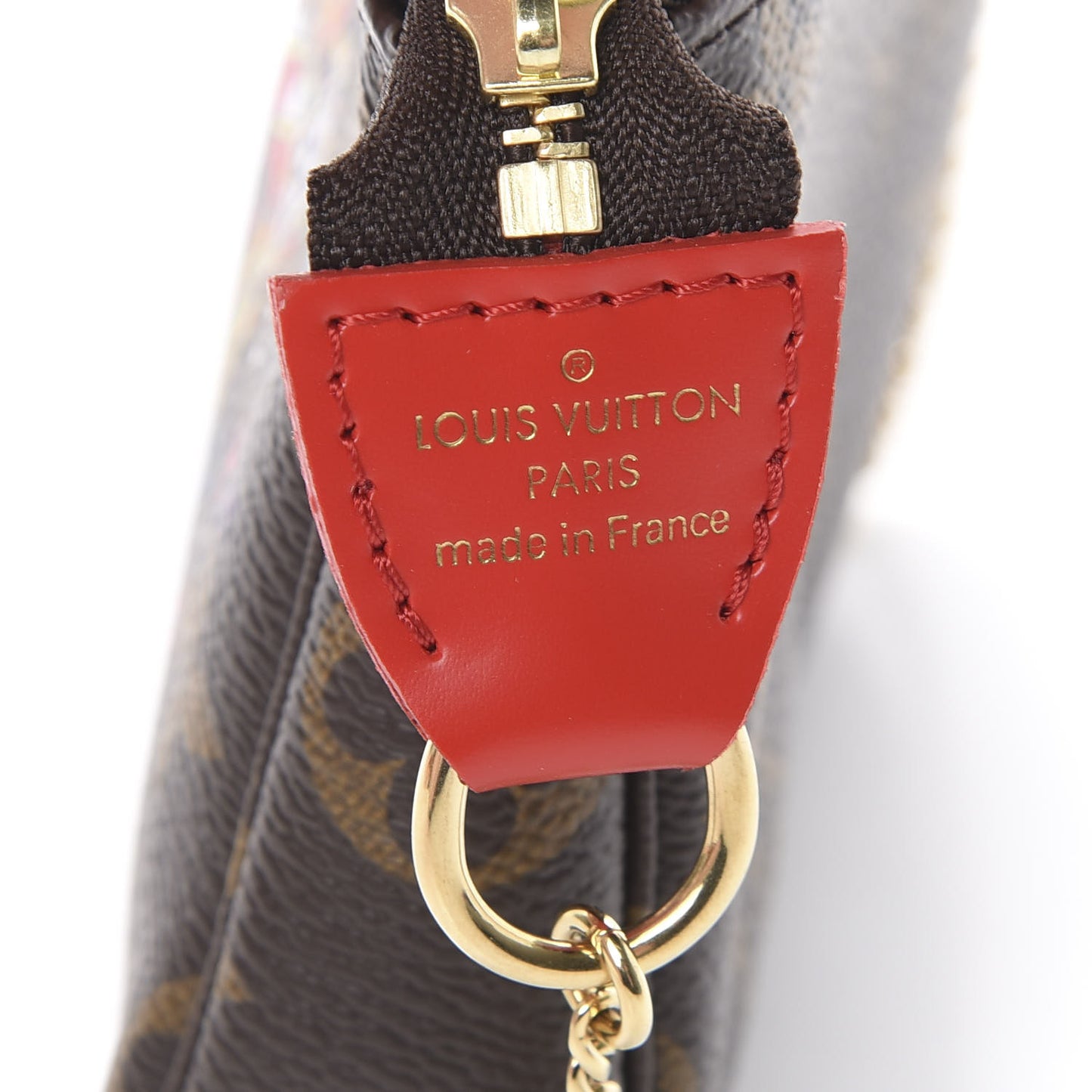 Monogram 2020 Christmas Animation Bumper Cars Mini Pochette Accessories Coquelicot
