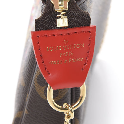 Louis Vuitton Monogram 2020 Christmas Animation Bumper Cars Mini Pochette Accessories Coquelicot 5 of 7