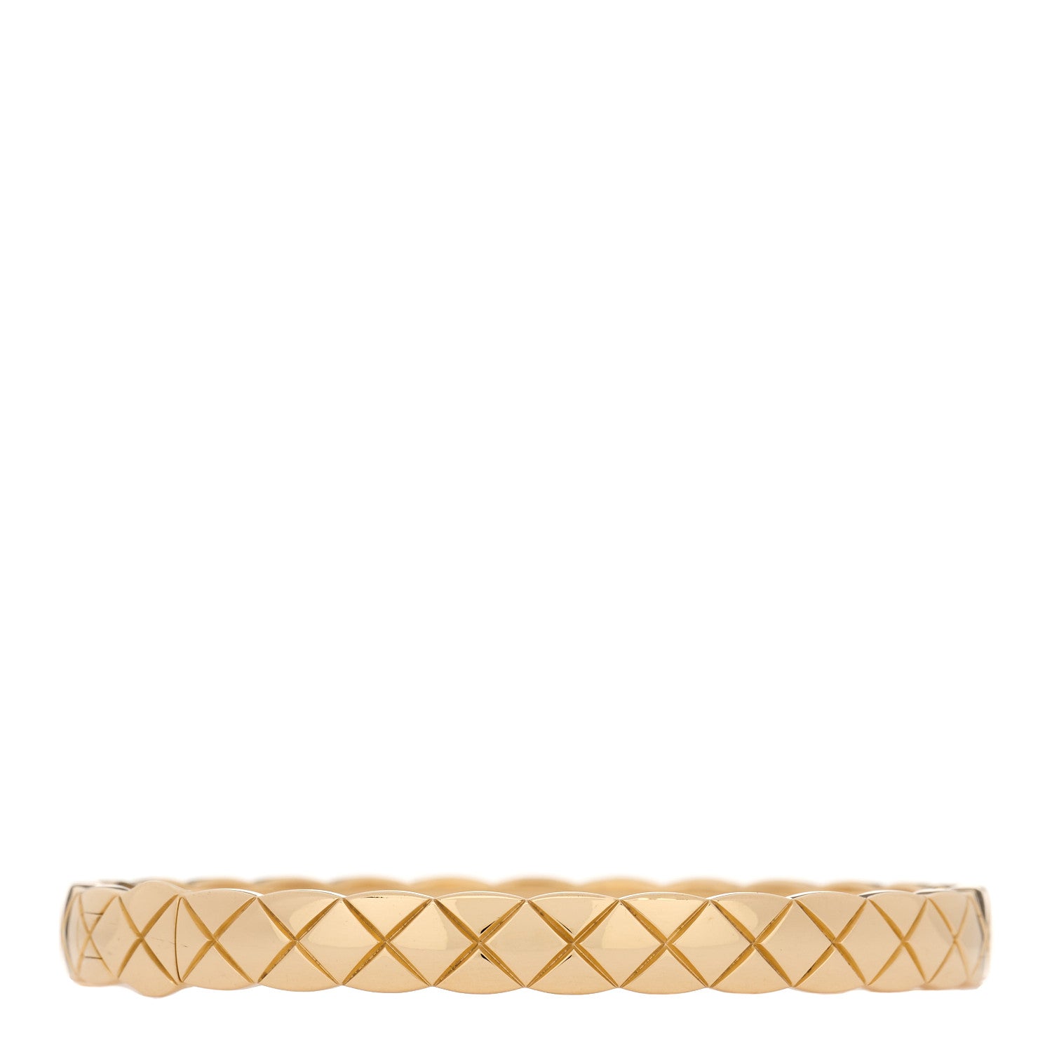 Chanel 18K Yellow Gold Diamond Coco Crush Bracelet M 2 of 3