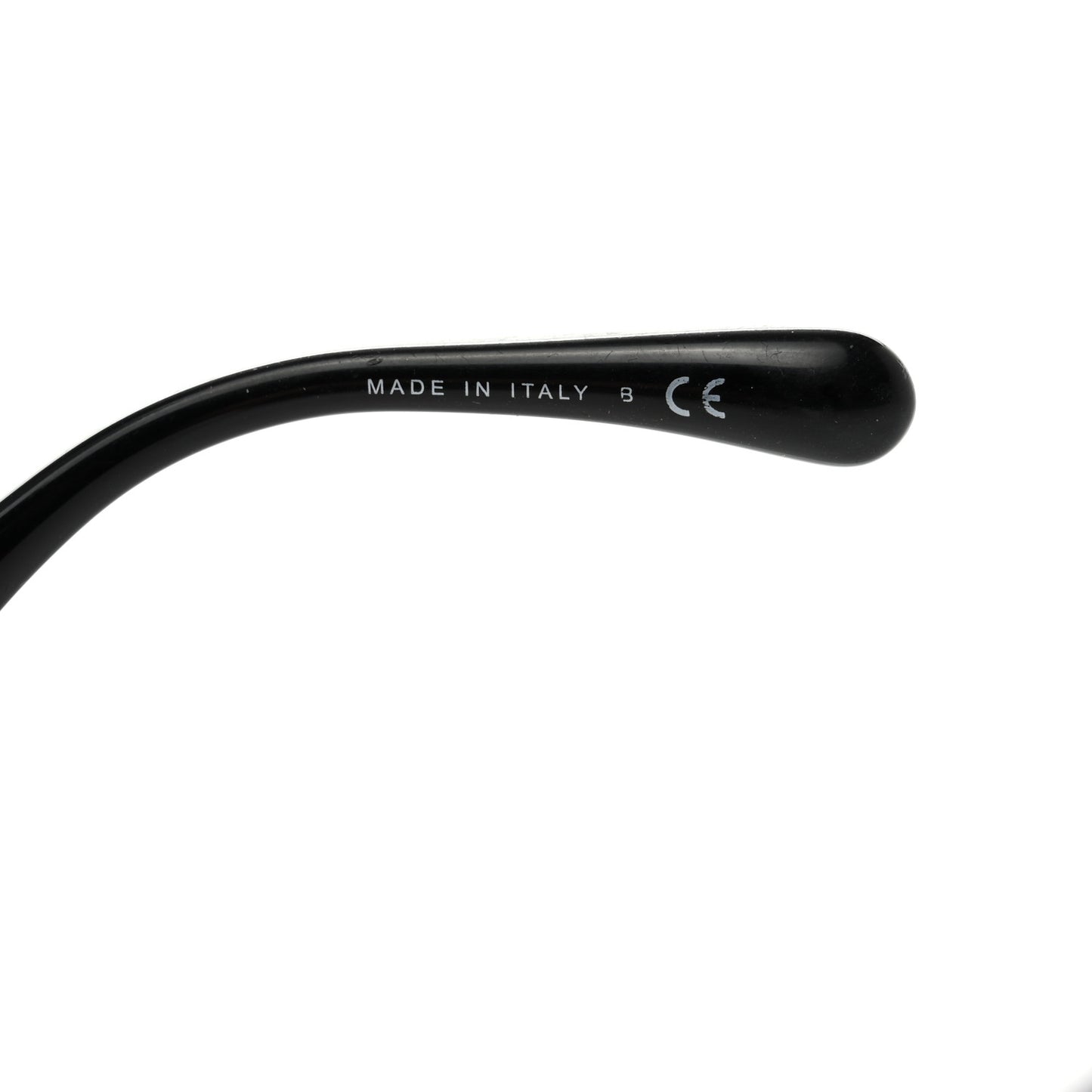 Acetate Strass Polarized Square Sunglasses 5422-B Black