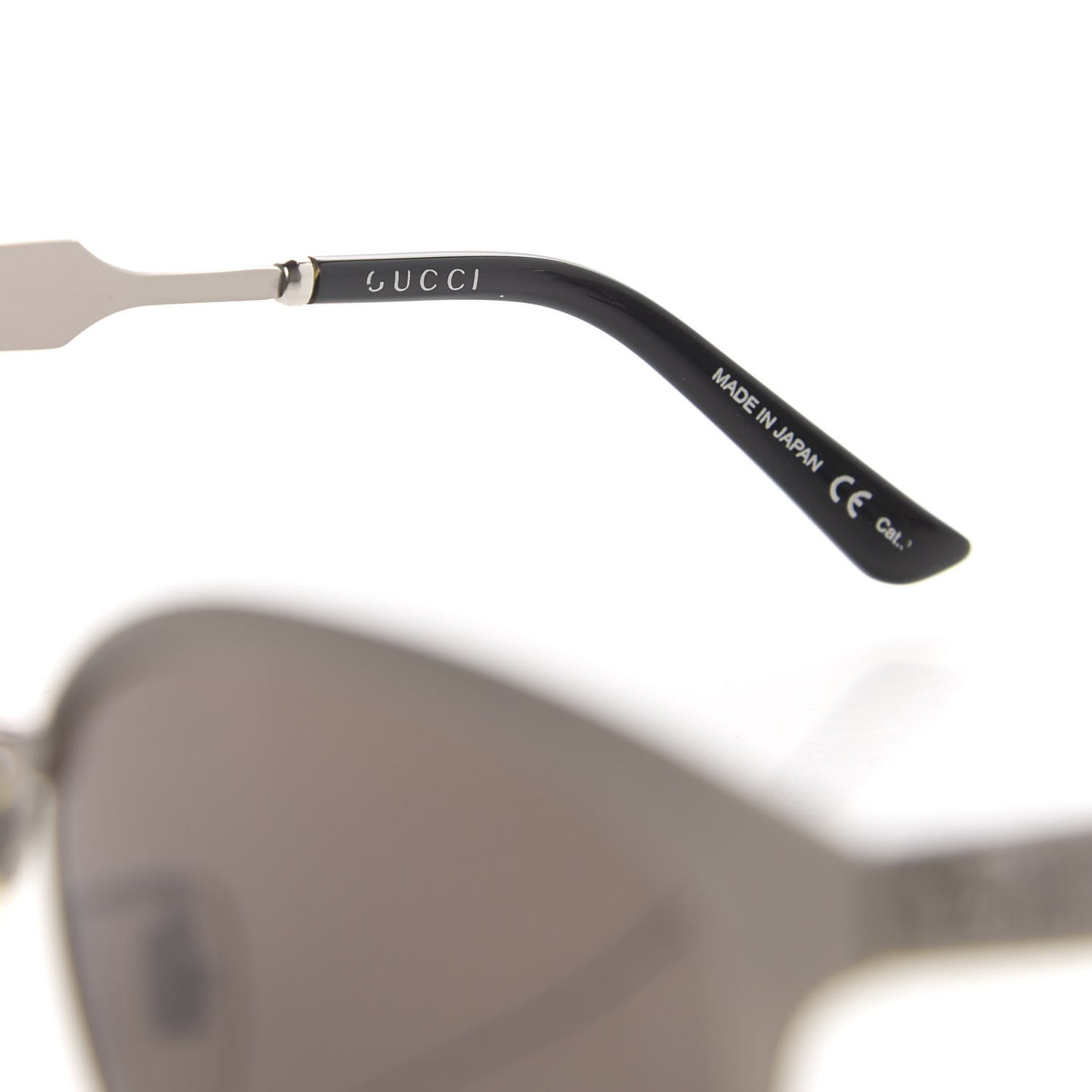 Round Metal GG0074S Sunglasses Silver