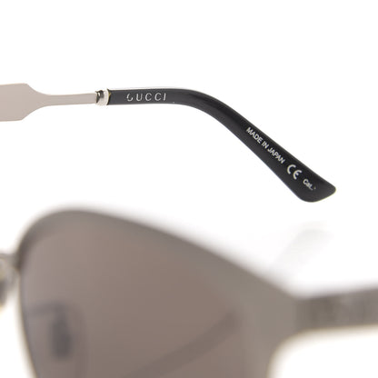Gucci Round Metal GG0074S Sunglasses Silver 6 of 7