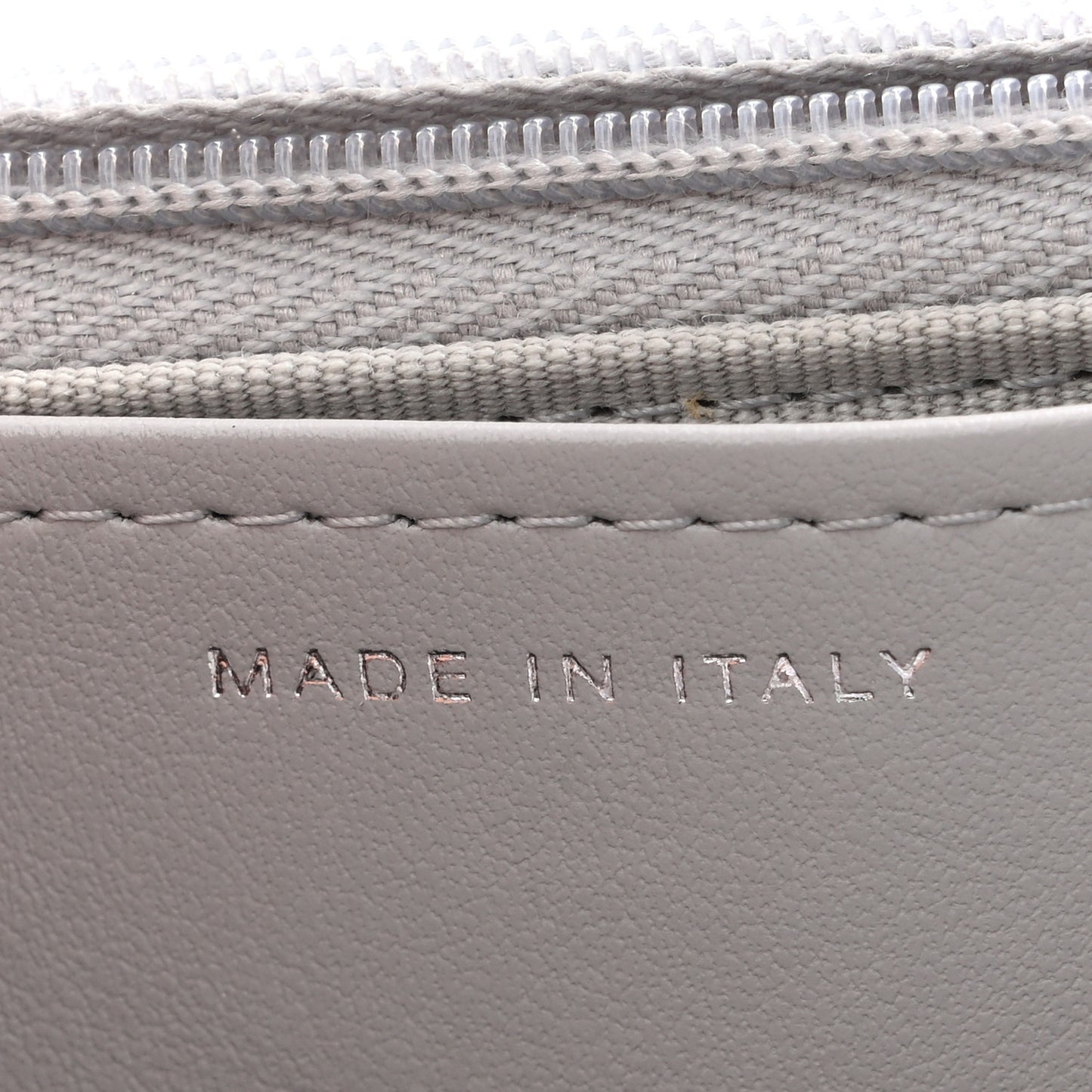 Metallic Caviar Quilted Wallet On Chain WOC Silver