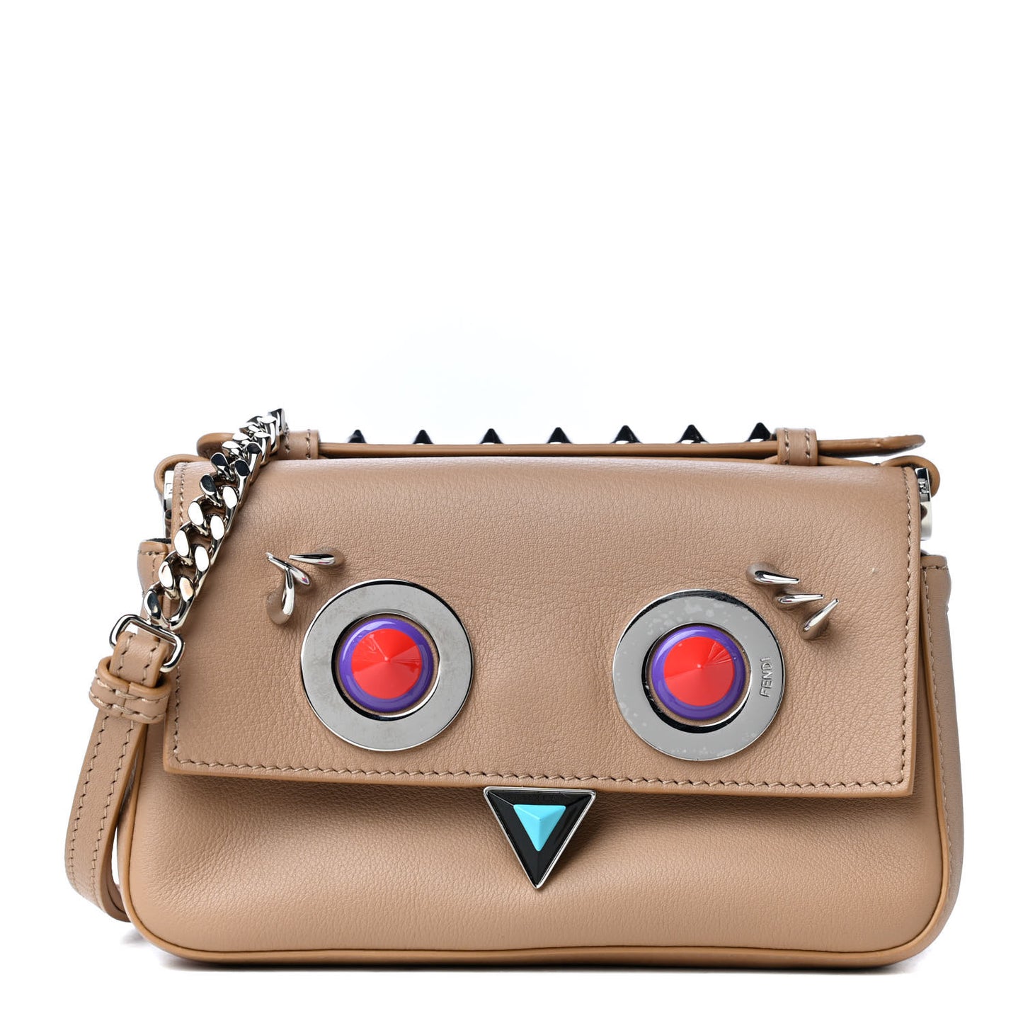 Vitello Dolce Hypnoteyes Micro Double Baguette Cuoio Bubblegum Multicolor