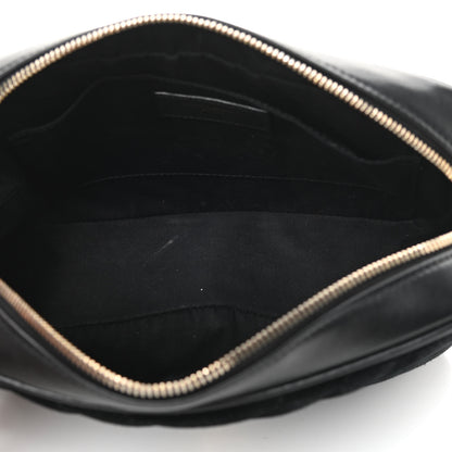 Saint Laurent Suede Calfskin Monogram Lou Camera Bag Black 5 of 14