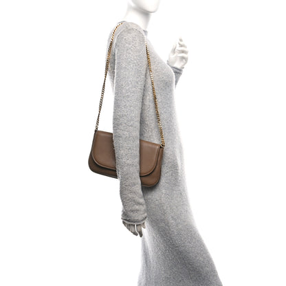Gucci Cellarius Calfskin Medium 1973 Chain Shoulder Bag Marron Glace 2 of 15