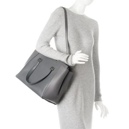 Jimmy Choo Smooth Grained Calfskin Large Alfie Tote Twilight 2 of 7