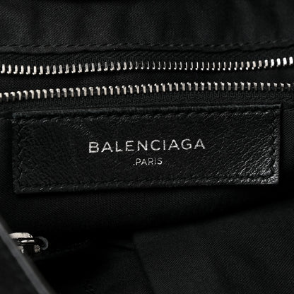 Balenciaga Chevre Silver Metallic Edge Hardware Velo Black 7 of 28