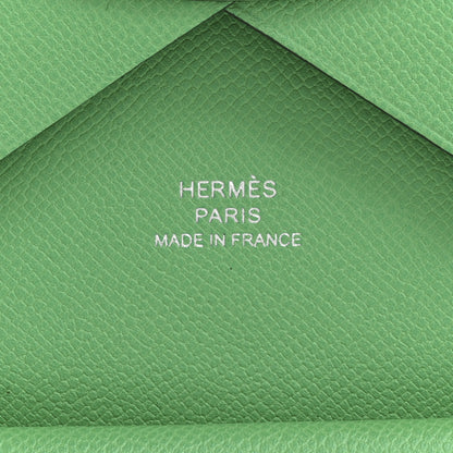 Hermes Epsom Calvi Duo Card Case Vert Comics 6 of 7