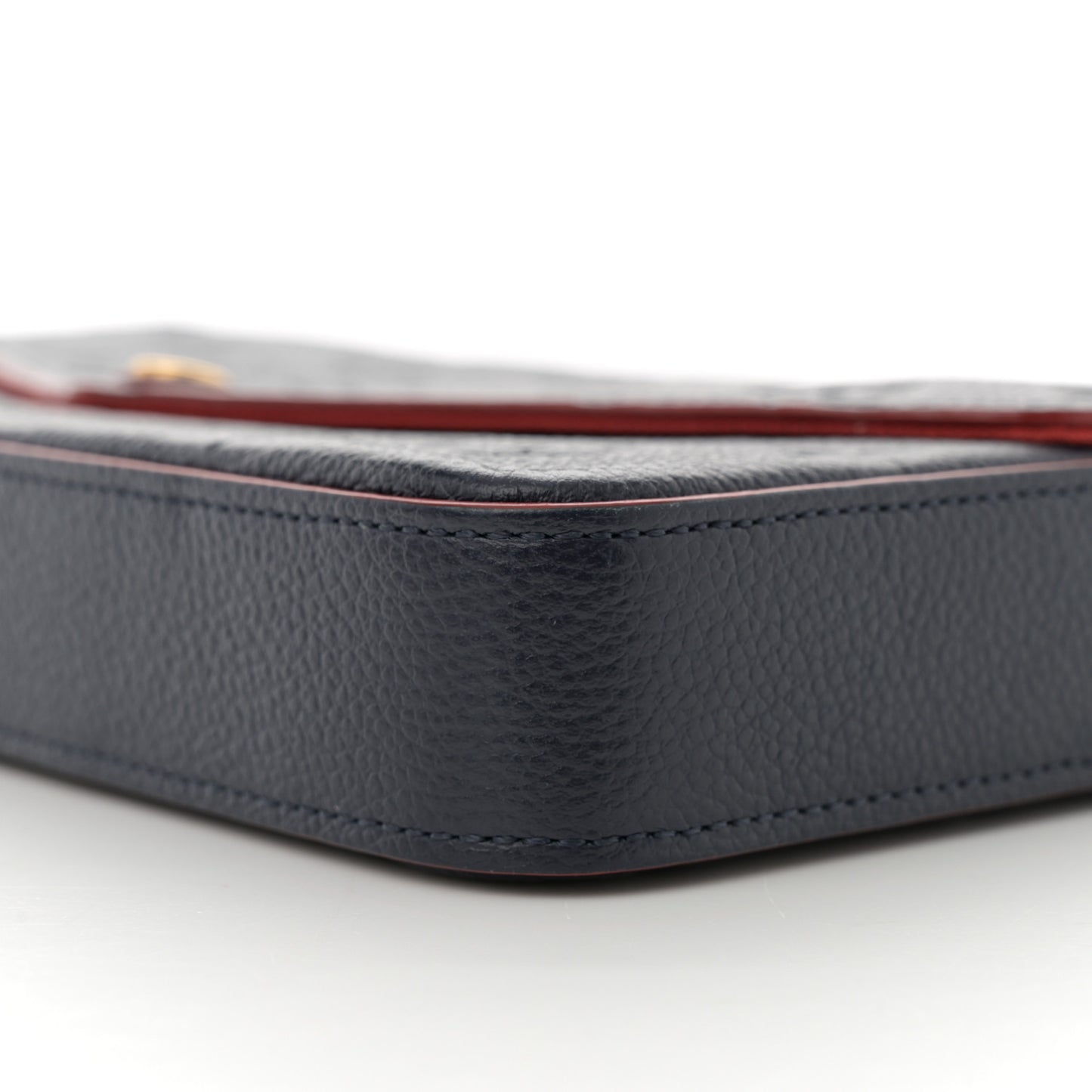 Empreinte Pochette Felicie Chain Wallet Marine Rouge
