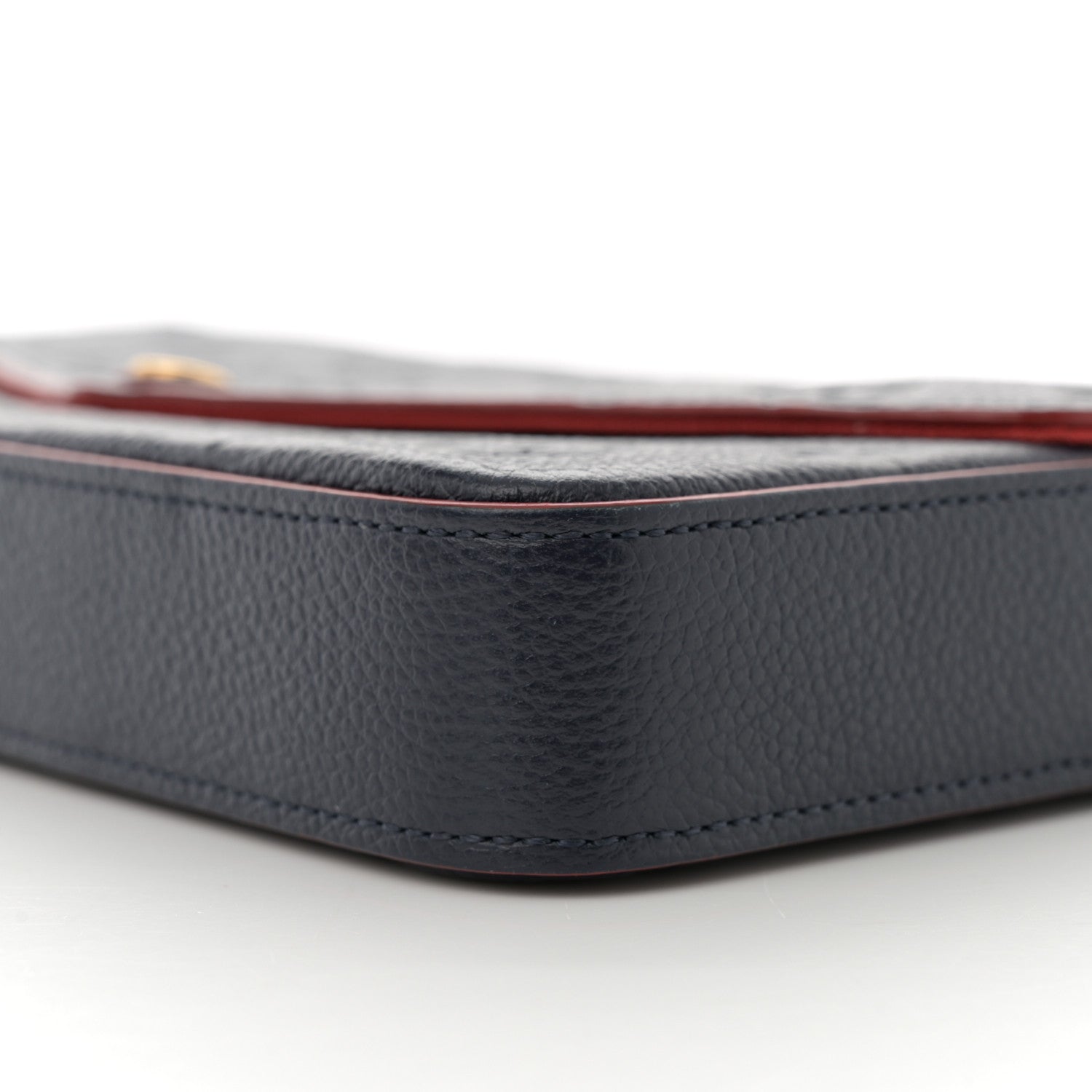 Louis Vuitton Empreinte Pochette Felicie Chain Wallet Marine Rouge 9 of 10