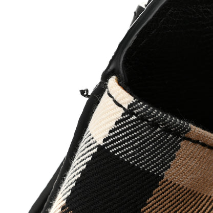 Burberry Grainy Calfskin House Check Small Canterbury Black 12 of 12