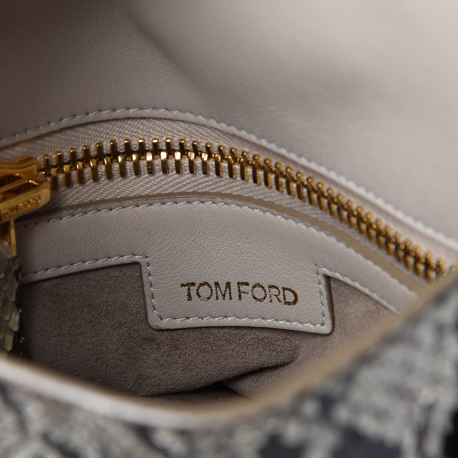 Tom Ford Python Medium Jennifer Natural 7 of 8