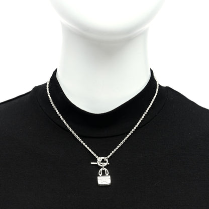 Hermes Sterling Silver Constance Amulettes Pendant Necklace 2 of 5