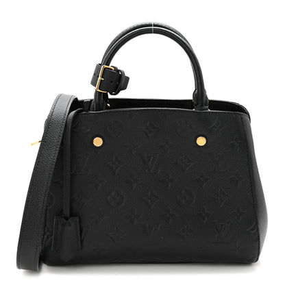 Louis Vuitton Empreinte Montaigne BB Black 1 of 9