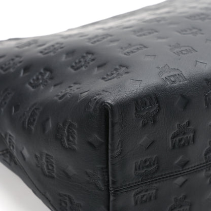 MCM Calfskin Ottomar Large Klara Hobo Black Black 10 of 11