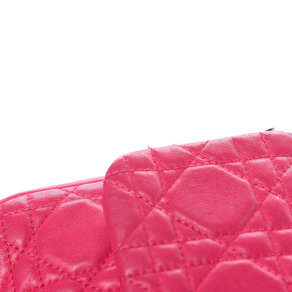 Christian Dior Lambskin Cannage New Lock Pouch Fuchsia 17 of 17