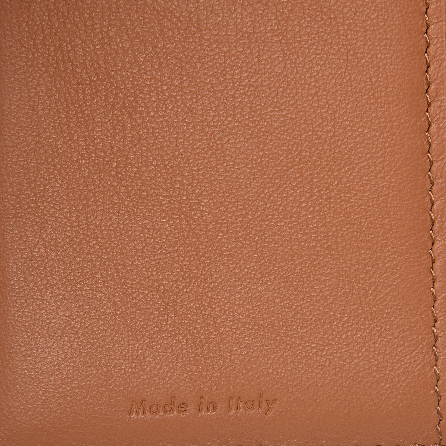 Celine Smooth Lambskin Medium Frame Multifunction Wallet Tan Optic White 6 of 10