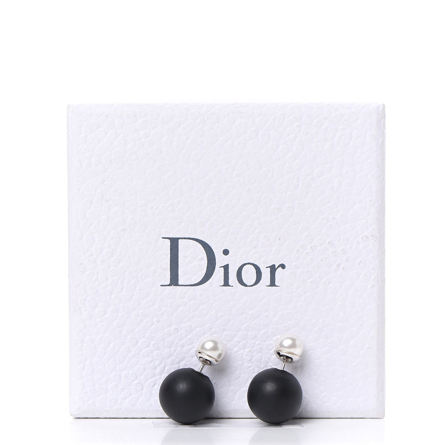 Christian Dior Pearl Mise En Dior Tribal Earrings Matte Black 4 of 4