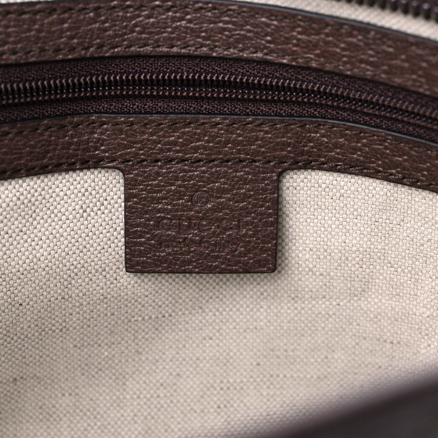 GG Supreme Monogram Web Ophidia GG Toiletry Case Beige New Acero